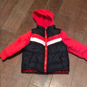 boys 2T hooded vest jacket